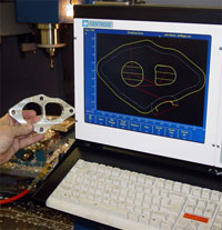 DXF in CAD to CNC creates G codes for you automatically.