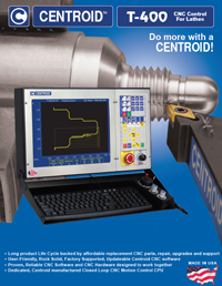 CENTROID CNC Controls for Lathes and Turning Centers Brochure.