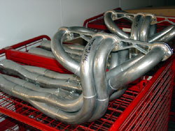 finished product, Nascar motor exhaust header by Pro Fabrication
