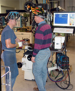 CNC training only takes a day, onsite professional training.
