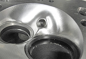 CNC Combustion Chamber on a Dart 360 head