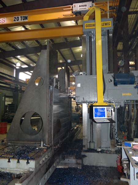 Giddings and Lewis Horizontal Boring Mill CNC retrofit