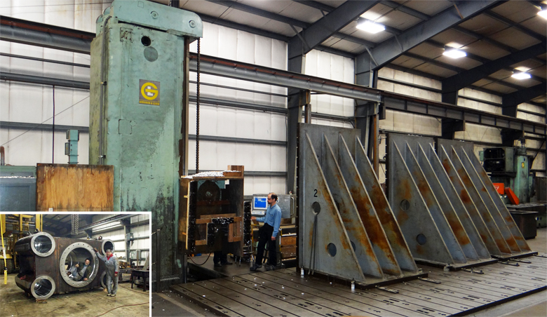 G&L Floot Type Horizontal CNC Boring Mill retrofit