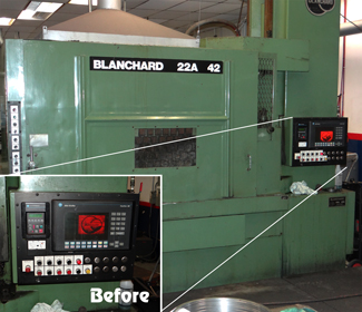 Blanchard CNC Grinder with Allen Bradley CNC control