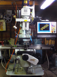 Elrod CENTROID CNC knee mill retrofit